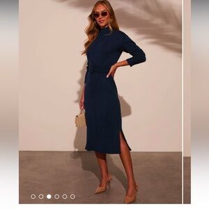 Women’s Navy Blue Sweater Dress size XS Small